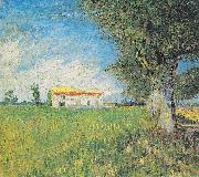 Vincent Van Gogh Farmhouse in a wheat field Sweden oil painting artist